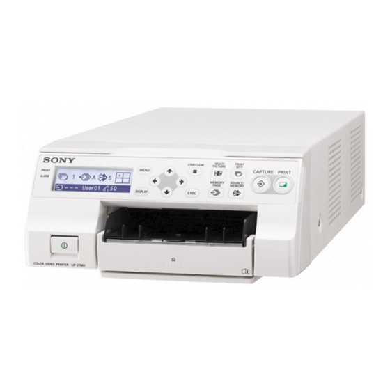 Sony UP-27MD Gebrauchsanweisung