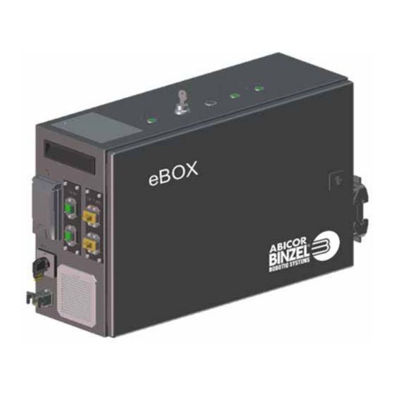 Abicor Binzel eBOX MFS-V3 Betriebsanleitung