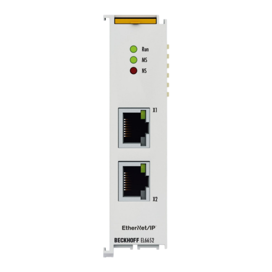 Beckhoff EL6652-0010 Dokumentation
