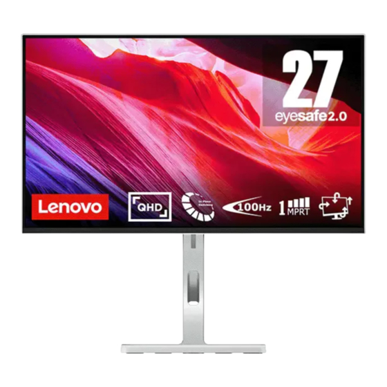 Lenovo L27q-4A Benutzerhandbuch