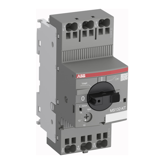 ABB MS132-KT Montageanweisung