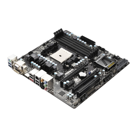 ASROCK FM2A75 Pro4-M Bedienungsanleitung