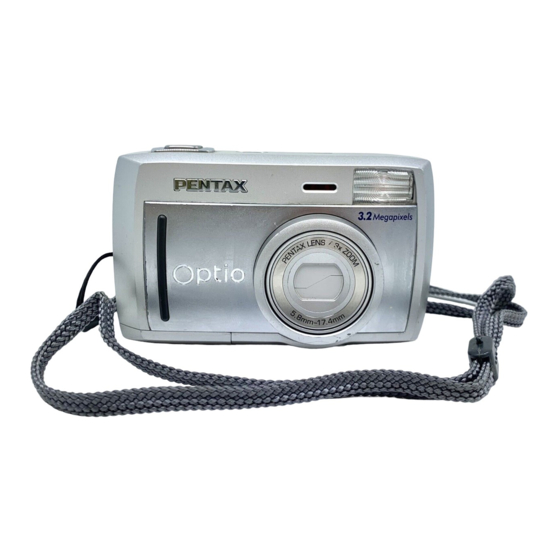 Pentax Optio 33L Handbuch