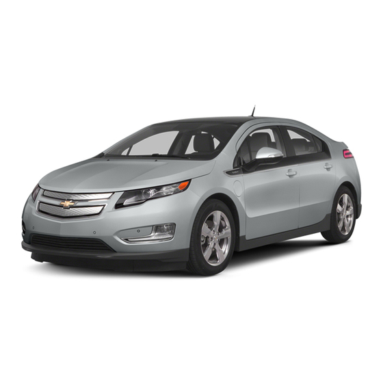 Chevrolet VOLT Bedienungsanleitung