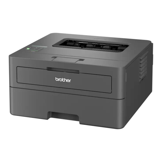 Brother HL-L2400DW Installationsanleitung