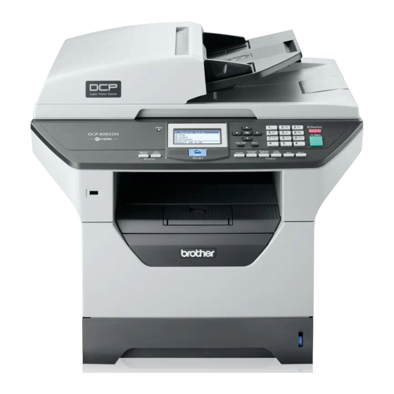 Brother DCP-8085DN Installationsanleitung