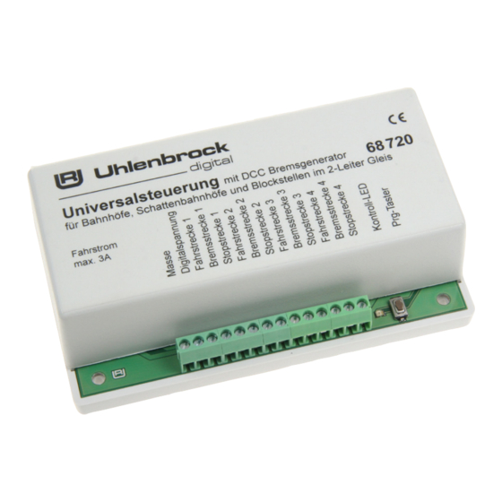 uhlenbrock 68720 Bedienungsanleitung