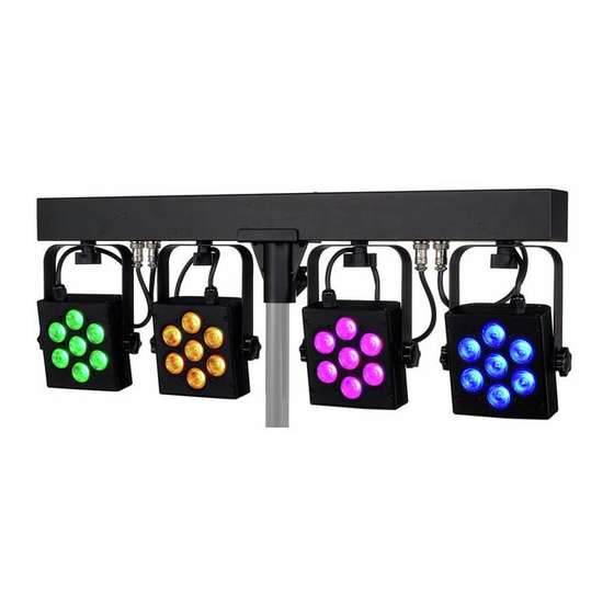 thomann Stairville Compact LED-Bar 4 TriPAR CLB4 Bedienungsanleitung