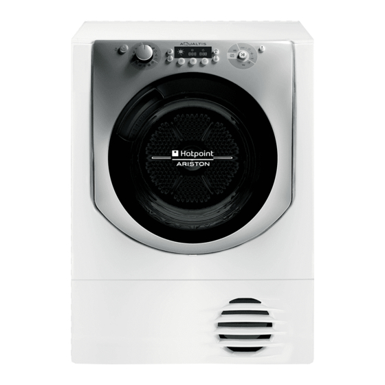 Hotpoint Ariston AQUALTIS AQC8 2F7 Gebrauchsanweisung