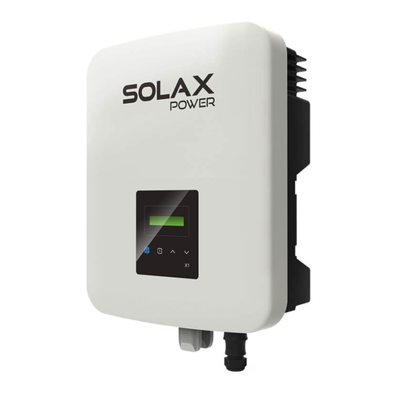 Solax X1 Series Einbauanleitung