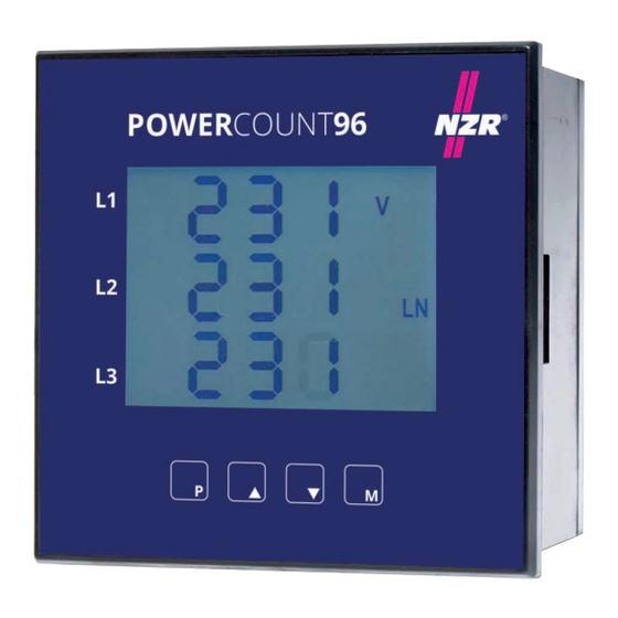NZR POWERCOUNT96 Schnellstartanleitung