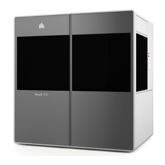 3D Systems ProX 950 Benutzerhandbuch
