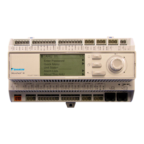 Daikin MICROTECH III Bedienungsanleitung