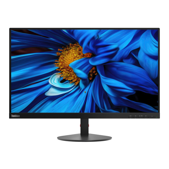 Lenovo ThinkVision S24e-10 Bedienungsanleitung
