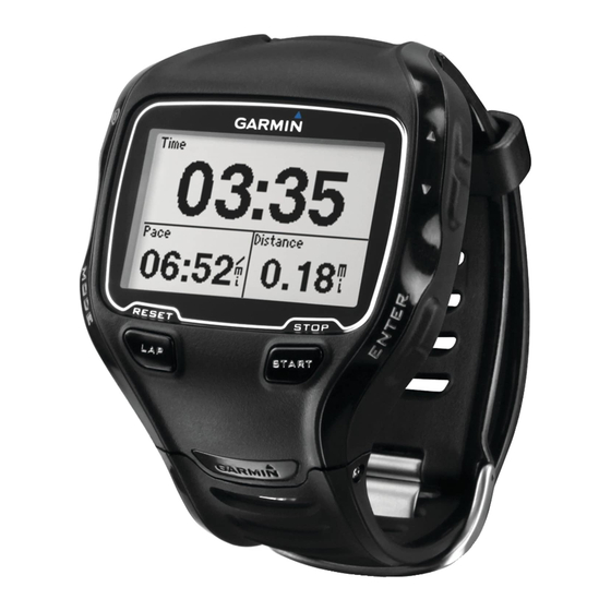 Garmin 910XT Schnellstartanleitung