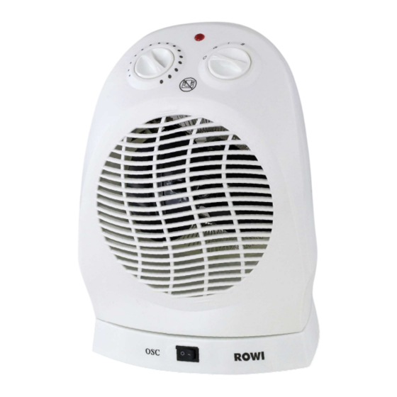 Rowi HHL 2000/3/1 O Originalbetriebsanleitung