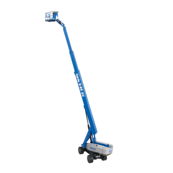 Terex Genie S-80 XC Bedienungsanleitung