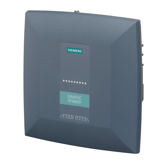 Siemens SIMATIC RF600 Projektierungshandbuch