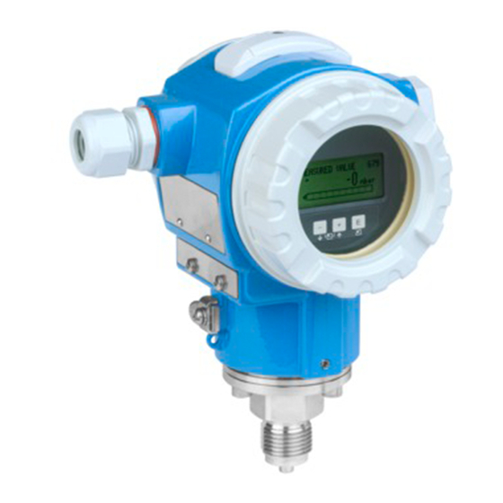 Endress+Hauser Cerabar S Betriebsanleitung