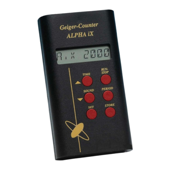 Conatex ALPHA iX Bedienungsanleitung