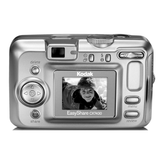 Kodak CX7430 Benutzerhandbuch