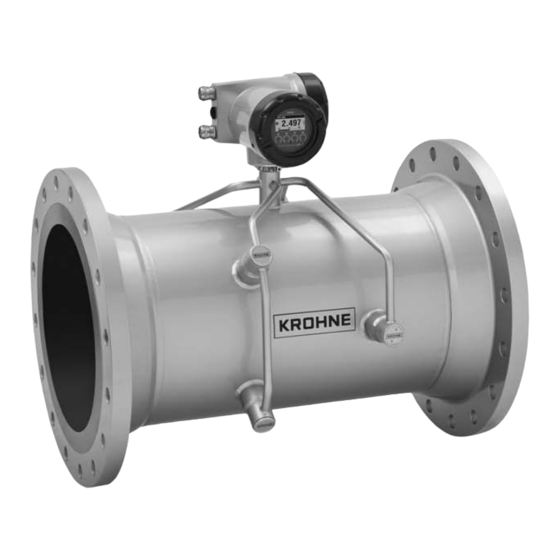 KROHNE OPTISONIC 3400 Anleitung