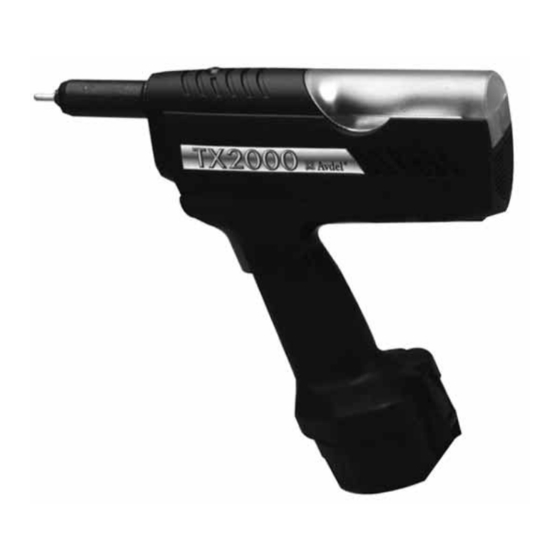 Avdel TX2000 Betriebsanleitung