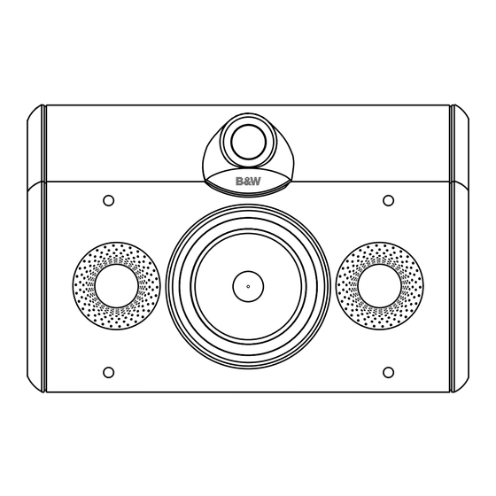 B&W CDM NT Serie Anleitung