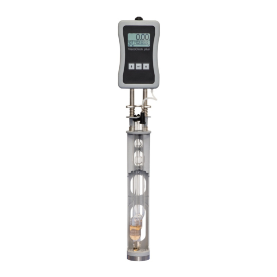 SI Analytics ViscoClock plus Gebrauchsanleitung