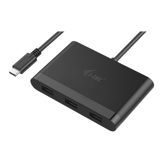 i-tec C31DTPDHUB3 Gebrauchsanweisung