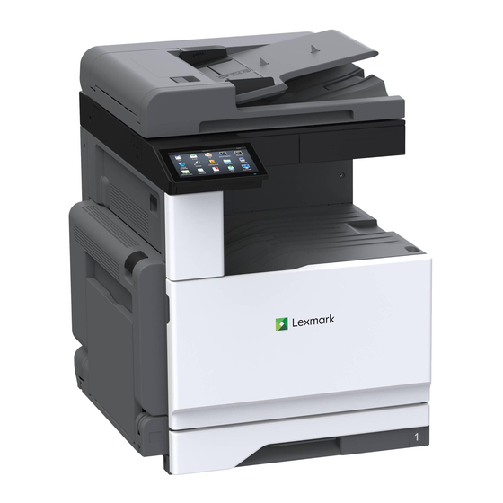 Lexmark MX931 Benutzerhandbuch