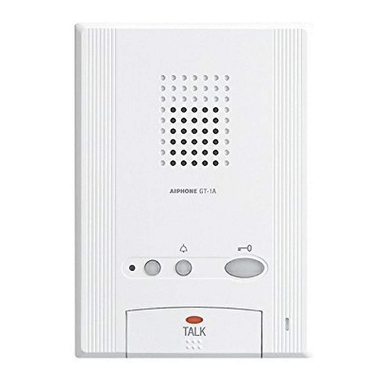 Aiphone GT-1A Handbücher
