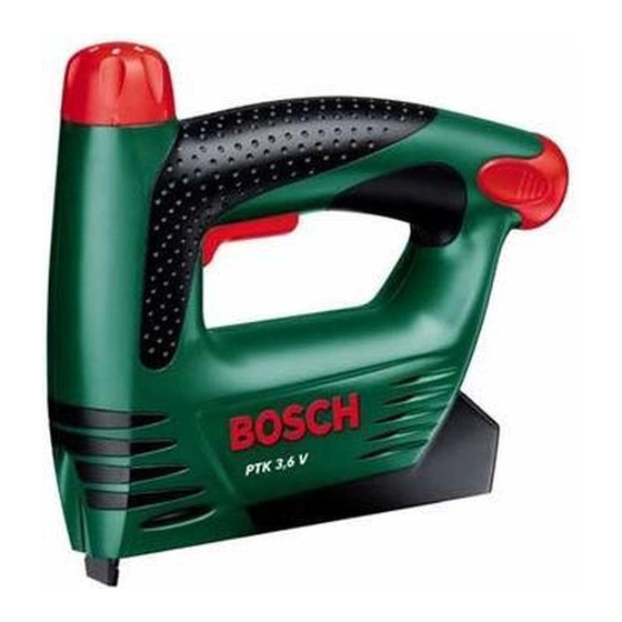 Bosch PTK 3,6 V Bedienungsanleitung