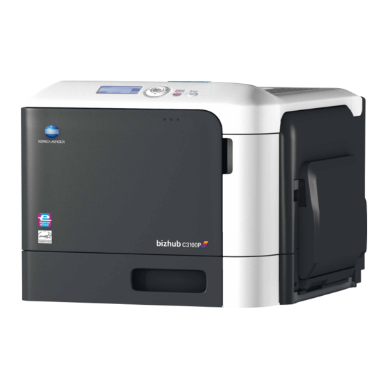 Konica Minolta bizhub C3100P Bedienungsanleitung