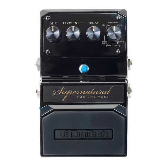 DigiTech Supernatural Handbuch