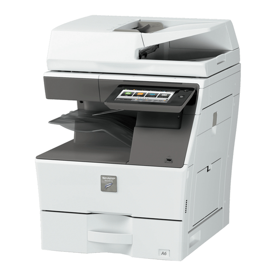 Sharp MX-B455W Kurzanleitung