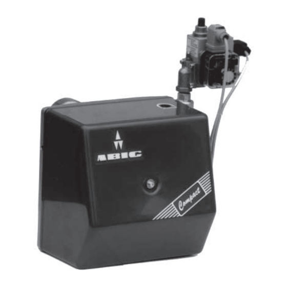 ABIC Brennertechnik Compact NOVA 2010 GAS Montage, Einregulierung Und Bedienung
