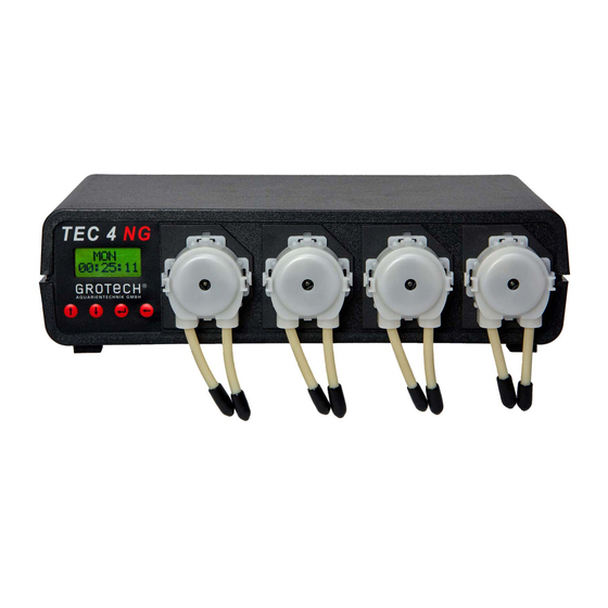 GroTech TEC 4 NG Bedienungsanleitung