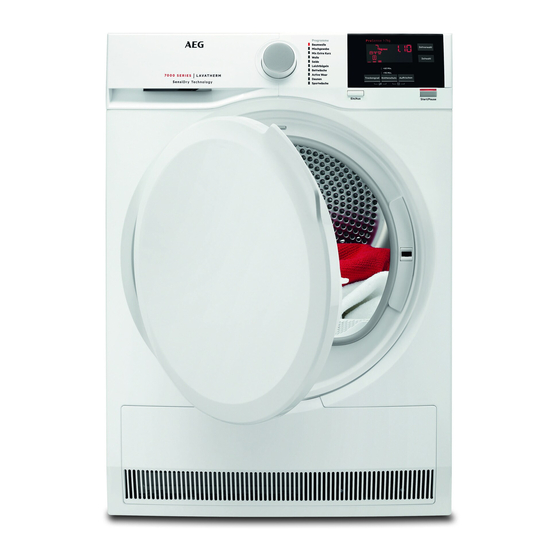 AEG LAVATHERM 7DB60470 Benutzerinformation
