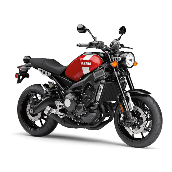 Yamaha XSR900 Bedienungsanleitung