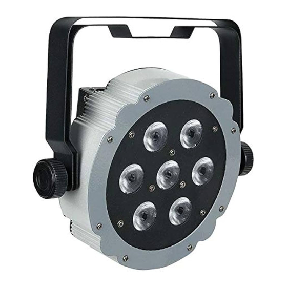 SHOWTEC Compact Par 7x CW/WW Bedienungsanleitung