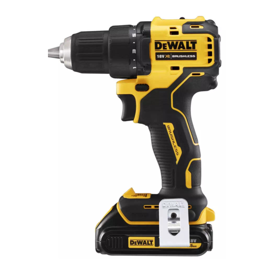 DeWalt DCD708S2T Bersetzt Von Den Originalanweisungen