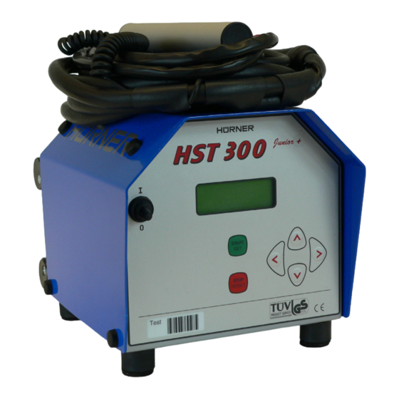 Hürner HST300 Junior Bedienungsanleitung