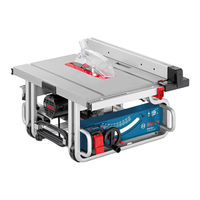 Bosch GTS 10 J Professional Originalbetriebsanleitung