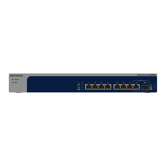 NETGEAR XS505M Installationsanleitung