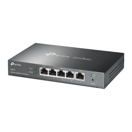 TP-Link ER605 Installationsanleitung