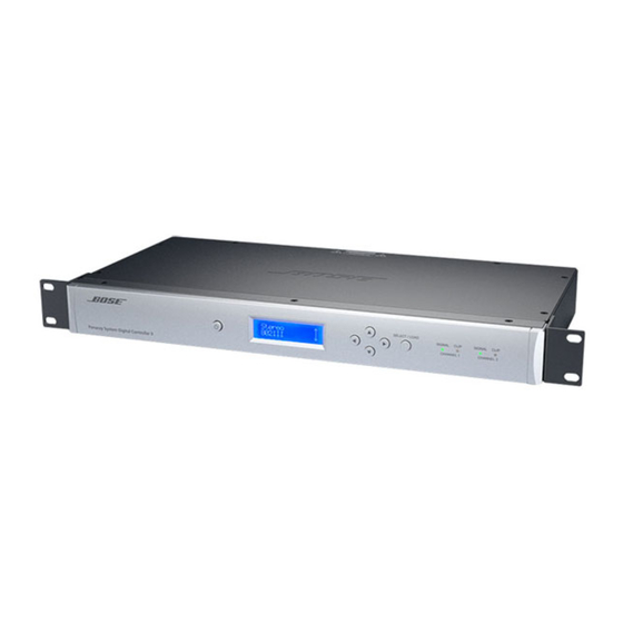 Bose Panaray System Digital Controller II Bedienungsanleitung