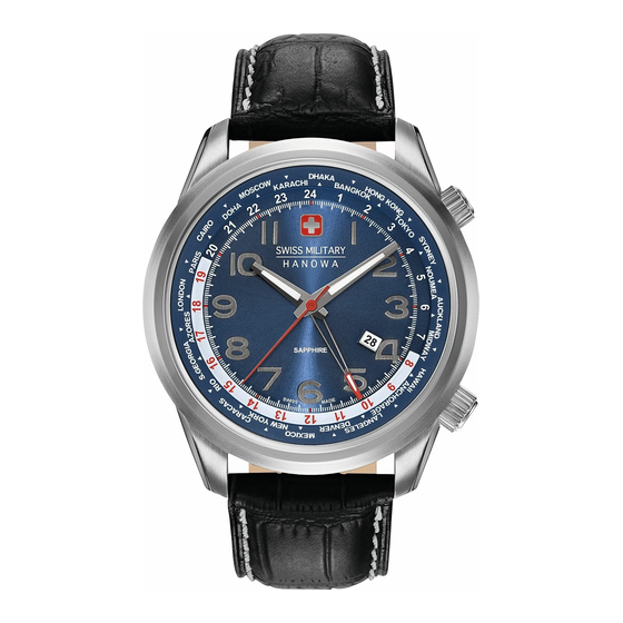 Swiss Military Hanowa Worldtimer Bedienungsanleitung