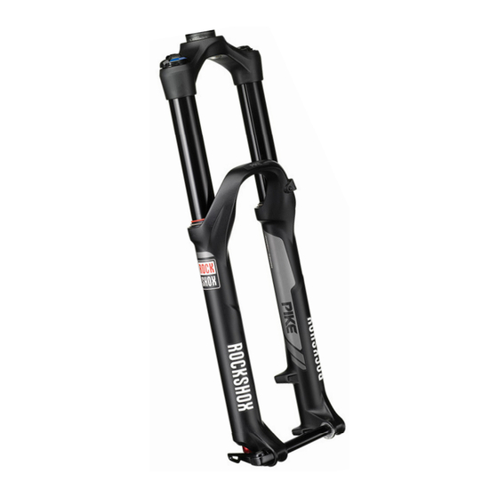 Rock Shox Pike Wartungsanleitung