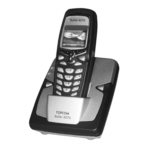 Topcom BUTLER 4270 Gebrauchsanweisung